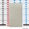 5x7x12 Flameless Large Wide Pillar Candles Ivory