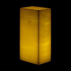 5x7x15 Flameless Large Wide Pillar Candles Ivory