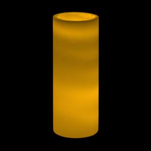 3x8 Ivory Wax Candle Cover