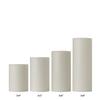 3x8 Ivory Wax Candle Cover