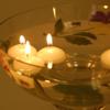 1.75 Inch Round Floating Candle Disc Floater White