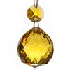 Hanging Crystals - Yellow Glass Crystal Ball
