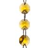 Hanging Crystals - Yellow Glass Crystal Ball