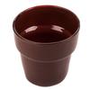 Flower Pot Votive Cup - Brown