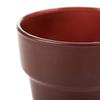 Flower Pot Votive Cup - Brown