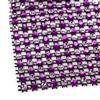 Two Tone Purple Silver Rhinestone Wraps
