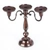 Three Pillar or Taper Holder Candelabra Bronze Finish