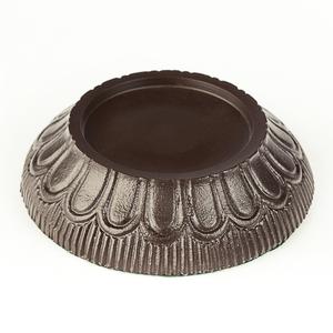 Brown Metal Pillar Candle Holder