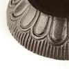 Brown Metal Pillar Candle Holder
