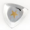 Aluminium Triangle Plate with Gold Star Inlay