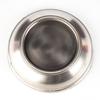 Metal Pillar Candle Holder Pewter Finish