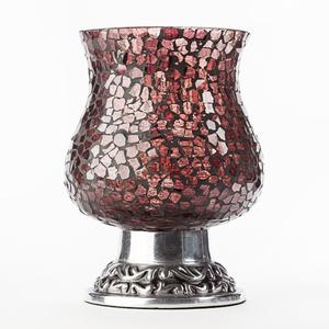 Amethyst Mosaic Pillar Holder