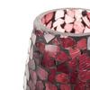Vintage Purple Glass Mosaic Candle Holder