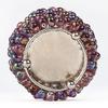Purple Pearl Bead Tealight Holder
