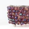 Purple Pearl Bead Tealight Holder