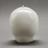 Large White Skull Candles
