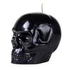Large Black Skull Candles