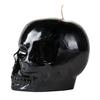 Large Black Skull Candles
