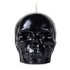 Large Black Skull Candles