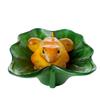 Floating Peeper Frog With Lily Pad Candle- Flower