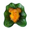Floating Peeper Frog With Lily Pad Candle- Flower