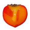 Floating Persimmon Candle - Sliced Half