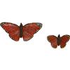 Non-Burning Monarch Butterfly Floaters - 1 Large, 1 Small
