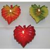 Floating Chestnuts Leaves Candle - Christmas- Leaf