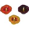 Floating Mini Pansy Flower Candle