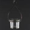 Hanging Tealight Lantern - Flared Clear Glass