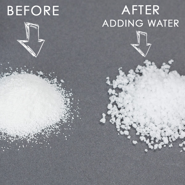 Insta Snow Powder: Add water to make instant fake snow