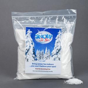 Instant Snow Insta Snow Makes 8 Gallons Fluffy White Snow - Fake Snow