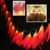 9Ft Tropical Flower Lights Decor- 110VAC String Lights- Fire Red Yelow