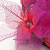 9Ft Tropical Flower Lights- 110VAC String Lights Wine - Purple And Red