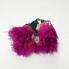 9Ft Tropical Flower Lights- 110VAC String Lights Wine - Purple And Red