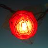 9Ft Romantic Rose Lights Decor - 110V AC String Lights- Red