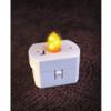 Flamelesss Battery Operated LED Votive Block Insert 2X2.5X2.75