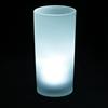 Tall Frosted Glass Votive Holder