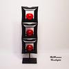 The Red Column Of Cups And Frames Tealight Candelabra