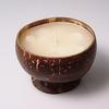 Large Scented Beeswax Coconut Candle - Coconut