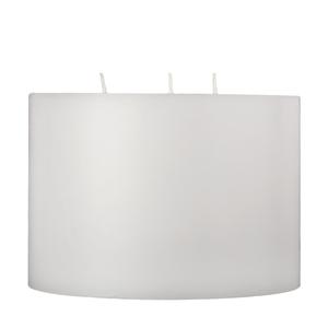 6x4 White 3 Wick Pillar Candle