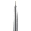 15 inch Metallic Silver Taper Candle