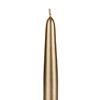 15 inch Metallic Gold Taper Candle