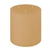 5x6 Champagne Creme 3 Wick Pillar Candle