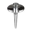 Wine Bottle Authentic Bottelabra Taper Holder - Pewter
