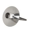 Wine Bottle Authentic Bottelabra Taper Holder - Pewter