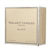 White Tealight Candles in a Clear Cup