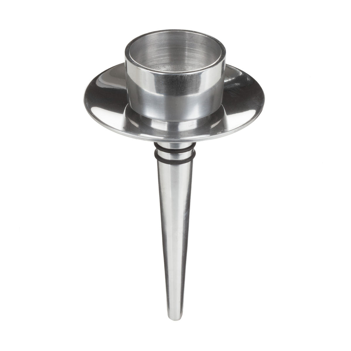 Wine Bottle Authentic Bottelabra Tealight Holder Pewter