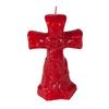 5 Inch Red Holy Cross Candle