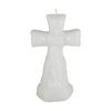5 Inch White Holy Cross Candle